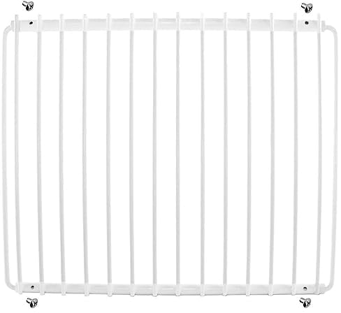 SPARES2GO Fridge Shelf compatible with Haier Refrigerator Freezer Adjustable White Plastic Coated Extendable Arms (Small, 360mm - 560mm x 320mm)