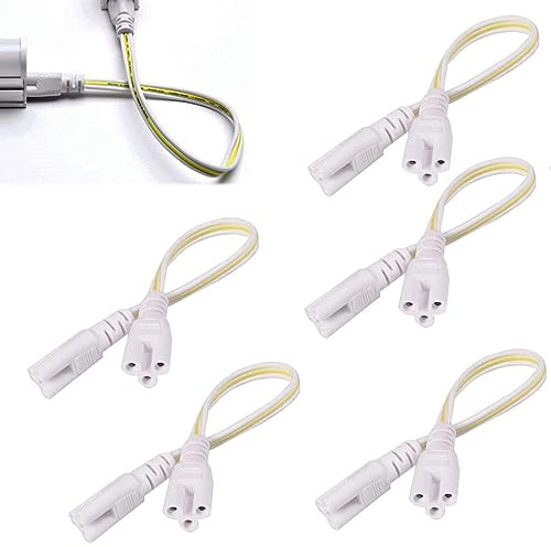 3-polig T5 T8 LED-Lampe Beleuchtungskabel - Doppel-End-Anschlusskabel für LED-Röhren - Verbindungskabel für Leuchtstofflampen - Lagerhaltekabinett & Schreiner Deckenrohrkabel - Zubehörkabel (30CM)