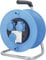 as - Schwabe Camping Kabeltrommell Leertrommel Ø285 mm für ca. 50 m Kabel, 2 Einbausteckdosen mit Klappdeckel 230V/16A, 1 CEE Steckdose 230V/16A, Thermoschutzschalter, IP44, Blau, 10179