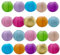 Lampions Papierlaterne 20 Stück, iMeshbean Bunt Papier Laterne 25cm /10 Zoll Rund Lampenschirm Hängende Papierlampions, Dekoration für Hochtzeit Party Geburtstage (Bunt (25cm))