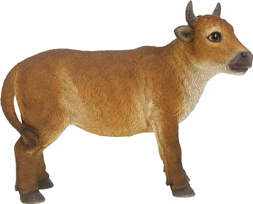 FADEDA Ochse/Höhe:59 cm/handbemalt/detailgetreue Krippen Figuren - Weihnachten Tisch Dekoration Krippe Zubehör