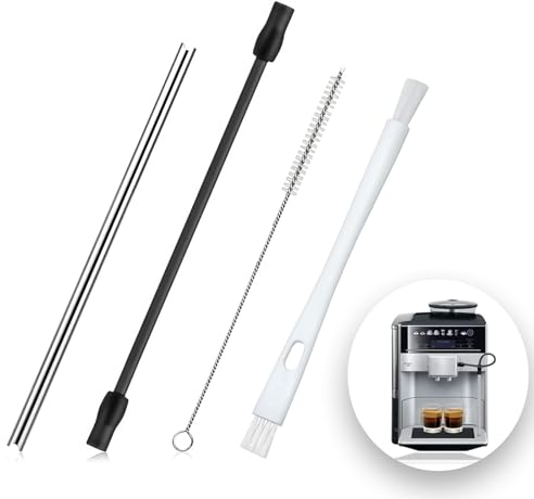 DiBaiHuiHomer Milchschlauch Set Kaffeevollautomat Zubehör Edelstahl Milchschlauch kompatibel mit Siemens EQ6 plus ExtraKlasse/plus s700/s300, EQ7 plus, Bosch VeroAroma Kaffeevollautomat