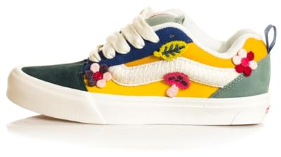 Vans Damen-Sneaker Modell Knu Skool mit Obermaterial in Wildlederoptik und Gummisohle, Farbe mehrfarbig., mehrfarbig, 37 EU