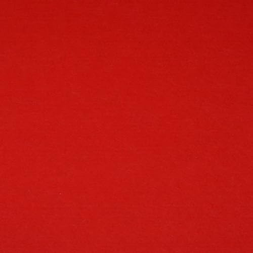 hochwertige Filzplatten in 3 verschiedenen Größen und 56 Farben frei wählbar · 1 oder 3 mm dick · Filzstoff zum basteln, nähen, dekorieren u.v.m. · 100% Polyester, Farbe: mohnrot, Größe: 750 x 500 mm