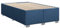 vidaXL Bettgestell, Bett mit Bettfüße Lattenrost, Polsterbett für Schlafzimmer, Doppelbett Bettrahmen, Modern, Blau 120x200cm Stoff