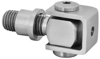 Edelstahl Torband M 16 mit Anschweißmutter Rostfrei - Einstellbar - Band für Ein (M12)