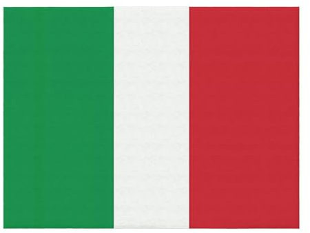 Flanell-Bettdecke mit Italien-Flagge, leicht, gemütlich und weich, 101,6 x 76,2 cm, für Schlafzimmer, Wohnzimmer, Sofa, Couch
