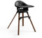 Stokke Clikk Hochstuhl, Black/Warm Brown - Rundum-Paket mit Tray & Sicherheitsgurt - Leicht, robust & reisefreundlich - Ergonomisch mit verstellbaren Funktionen - Ideal für 6-36 Monate oder bis 15 kg