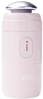 Kica Beauty Brosse Nettoyante Visage Electrique,3000 Vibrations/Min,Étanche IPX6,Recharge Sans Fil,2 têtes de brosse incurvées en silicone,pour Nettoyer Le Visage en Profondeur,Rose