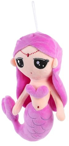 BESPORTBLE Kuscheltier Meerjungfrau Für Junge Mädchen Plüsch Meerjungfrau Puppe Cartoon Spielzeug Für Mädchen Zur Dekoration Bezaubernde Geschenkidee
