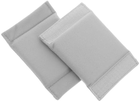 2 Stück Tascheneinteiler Organizer Einsatz 14x9,2x1,1cm aus Lint Silber | Gepolstert, Stoßdämpfend und Wasserabweisend, für Kamerataschen auf Reisen, Geordnetes Fachlayout
