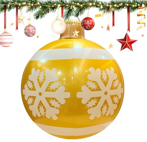 Aufblasbarer Weihnachtsball Party-Dekorationen Rasen-Ornamente