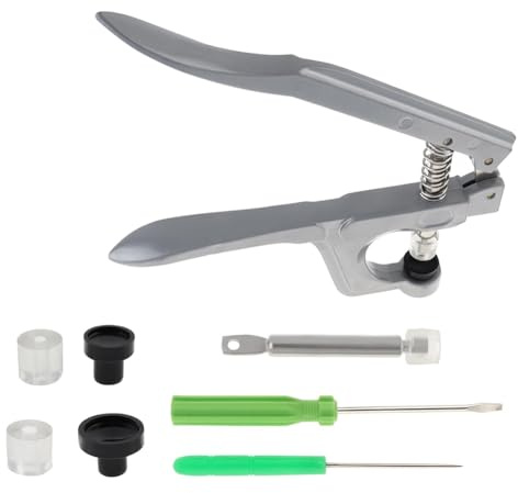 Generchin Pince à Pression pour Vêtements Artisanaux, Kit de Fixations à Pression avec Outil D'Installation de Pince à Pression, Bouton-Pression Sans Couture, Installation Facile, Facile à Utiliser