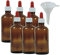 Viva-Haushaltswaren Gabriele Hesse e.K. 6 Pipettenflaschen 100ml / Apothekerflaschen in Braunglas inkl Pipetten