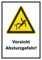 HB-Druck Vorsicht Absturzgefahr Schild A4 (210x297mm)