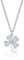 Diamond Treats Collier Pendentif Femme en Trèfle à Quatres Feuilles en Argent, Chaine et Pendentif en Trèfle à 4 Feuilles pour Femme et Jeune Fille, Collier Trefle a 4 Feuille, Collier Femme Argent
