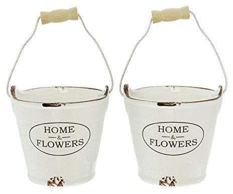 FRANK FLECHTWAREN Pflanzer Home & Flowers im 2er Set