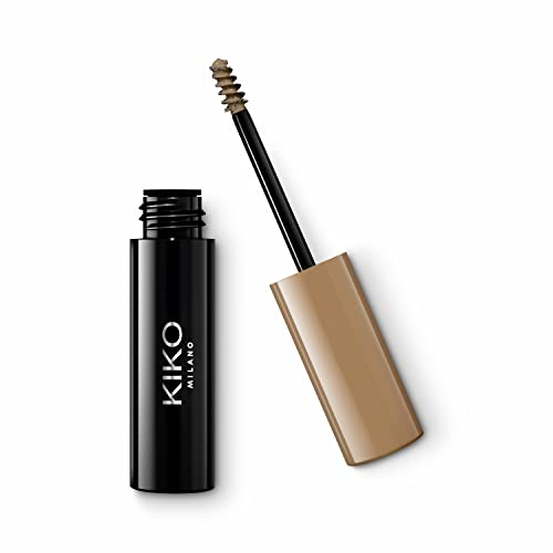 KIKO Milano Eyebrow Fibers Coloured Mascara 02 | Getönte Mascara Mit Pinsel Aus Synthetikfasern Für Gekämmte Und Aufgefüllte Augenbrauen Mit Glänzendem Finish