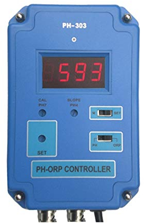 2-Fach Controller Regler Meter (PH+Redox) ORP Ozon Aquarium Pool Spa Teich Süß- und Salzwasser P19