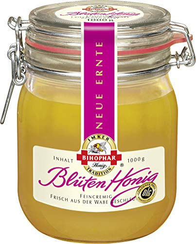 BIHOPHAR Blüten Honig feincremig zart duftig aromatisch 1000g