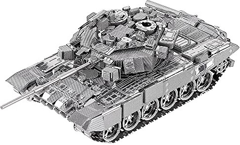 Piececool 3D Puzzle Metal T-90A Main Battle Tank, War Machinery Craft Model Kits for Adults to Build, 3D Puzzles Adult Teens for Stainless Steel, Home Decoration, Collection, 150 Pieces