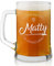 Maverton Boccale per la Birra in vetro con personalizzazione - capienza 500 ml - H12 cm x Ø8,5 cm - ottima idea regalo per le feste perfetto per ogni uomo amante della buona Birra - miglior ragazzo