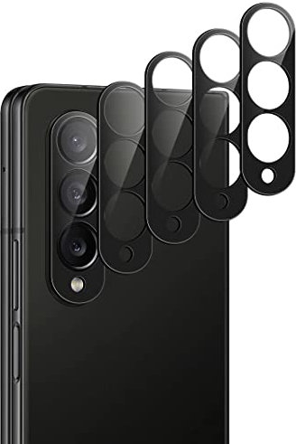 GIOPUEY 4 Pack [Full Protection] Camera Lens Protector Compatible with Samsung Galaxy Z Fold 4, HD Camera Tempered Glass [Anti Fingerprint] Camera Protector for Samsung Galaxy Z Fold 4