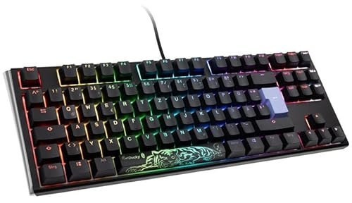 Ducky One 3 Classic Black/White TKL Gaming Tastatur, RGB LED - MX-Brown