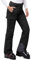 33,000ft Damen Skihose Outdoorhose Wasserdicht Winddichte Softshellhose Warme Gefütterte Thermohose Wanderhose Winter Ski Pants Women Schwarz XS