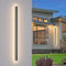 K-Bright 35W Lange Wandleuchte Villa Wandleuchte Dunkelgrau Wandleuchte Wasserdicht IP65 Außen LED Wandleuchte für Gärten, Terrassen,Schlafzimmer Wohnzimmer Innen wandleuchte, 120CM,Warmweiß