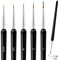 ARTCUT Pinceaux Peinture, 5 Pièces, pour Modèle, Figurine, Nails, Peinture Acrylique et Aquarelle, Fin Liner, 00000,000,00,0,1