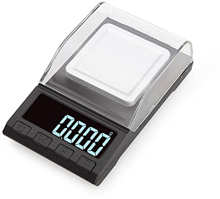 TopHomer Bilancia elettronica ad alta precisione, 100 g/0,001 g, professionale, tascabile, in milligrammo, bilancia da cucina per gioielli, oro e gemme