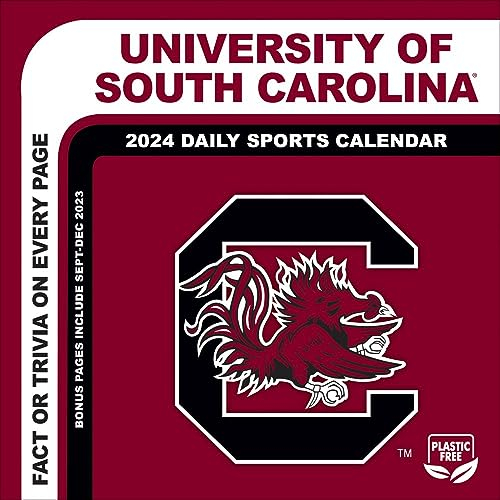 Turner Sports South Carolina Gamecocks 2024 Box Calendar (24998053021)