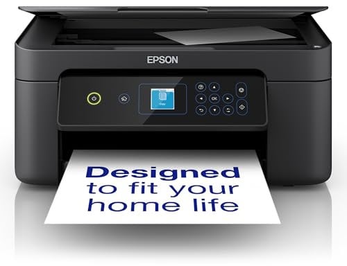 Epson Expression Home XP-3205 3-in-1 Ink Multifunction Printer, Scanner, Copier, WiFi, 1440dpi, Duplex, 1.45 Inch Display, DIN A4, incl. 3 Months Readyprint Flex Trial