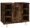 vidaXL Badschrank, Waschtischunterschrank mit viel Stauraum, Schrank für Badezimmer, Badezimmerschrank Waschtischunterschrank, Räuchereiche Holzwerkstoff
