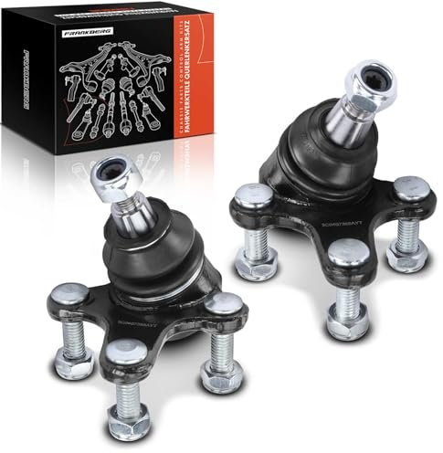 Frankberg Lot de 2 rotules de suspension pour essieu avant gauche et droite compatibles avec A3 8P1 8V1 8VK 2006-2017 Leon 1P1 5F 2005-2022 Golf VII 2012-2022 Pa.ss.at 2005-2022 Sh.ar.an