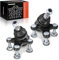 Frankberg Lot de 2 rotules de suspension pour essieu avant gauche et droite compatibles avec A3 8P1 8V1 8VK 2006-2017 Leon 1P1 5F 2005-2022 Golf VII 2012-2022 Pa.ss.at 2005-2022 Sh.ar.an