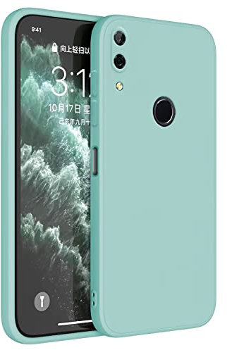 Topme Funda para Huawei P Smart Z/Honor 9X (6.59 Inches) Carcasa Caja Case Estuche, Funda Protectora de Piel de Silicona TPU - Cian Claro