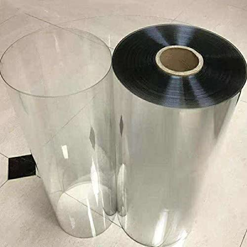 Transparente Gewächshausplatten,Polycarbonat Dachplatte,0,8mm Wasserdichte UV-Schutz PVC Isolierplatten,Verkleidung Ersatzplatten für Gewächshaus-Überdachung Pergola (WxL: 1.2x10m(3.94x32.8ft))