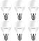 EXTRASTAR Bombillas LED 6W E14 G45, Luz Cálida 3000K, Equivalente a 48W Bombilla Halógena, No Regulable, 6Pcs