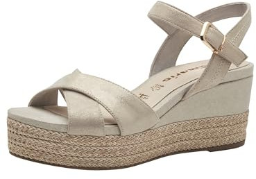 Tamaris Sandalia 1-28001-42 estrecha, champán, 41 EU