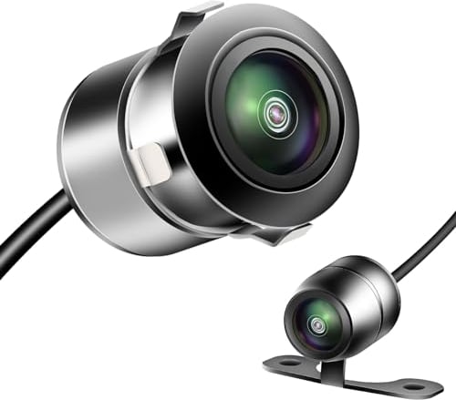 GREENAUTO AHD 1080P Rückfahrkamera Funktioniert Nur mit Monitoren und Radio, die das AHD 1080P Videosignal Unterstützen, 170 Grad Weitwinkel Universal Auto Front/Seite/Rückansicht Kamera