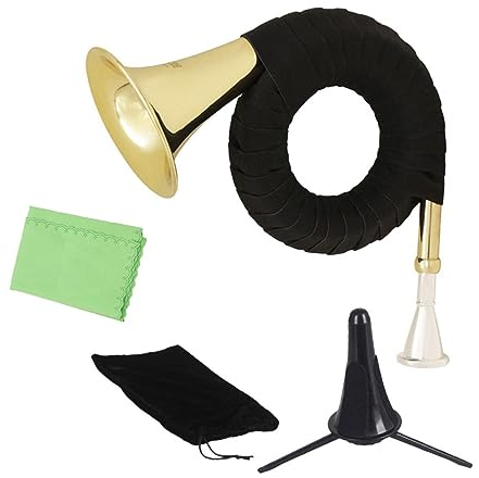 ibasenice 1stück Französisches Horn Verschiedenen Farben Professionelles Waldhorn Für Anfänger Hochwertiges Messingblasinstrument Mit Melodischem Für Musikliebhaber Und Schüler
