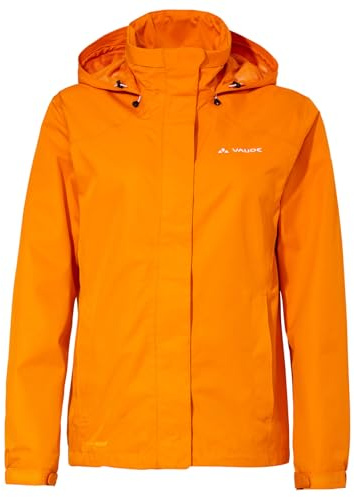 VAUDE Damen Freizeit und Regenjacke Escape Bike Light, wasser- und winddicht, atmungsaktiv, kurkuma, 44