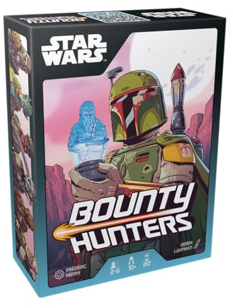 Zygomatic, Star Wars: Bounty Hunters, Familienspiel, Kartenspiel, 2-6 Spieler, Ab 10+ Jahren, 20 Minuten, Deutsch