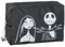 CERDÁ LIFE'S LITTLE MOMENTS - Trousse de Toilette de Voyage L'Étrange Noël de Monsieur Jack - Noir - Grande Capacité de Stockage - Fermeture éclair - Impression de Jack et Sally - Produit Original
