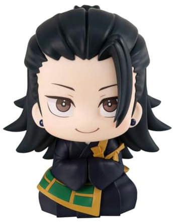 Jilijia Anime Figur Geto Suguru Q Version Figur Sitzende Position Modell 10CM Kuchen Dekoration Geschenke für Fans