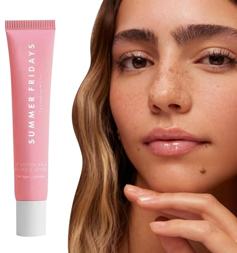 Summer Fridayss Lip Butter Balm, Sommer Freitage Lippenbutter Balsam, Pflegende Lippenmaske und Lippenbalsam für Sofortige Feuchtigkeit, Glanz und Hydratation, Getönte, Beruhigende Lippenpflege