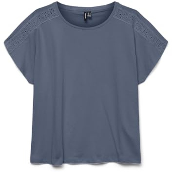 VERO MODA Vmemily Ss Lace Tape Top JRS Ga Noos