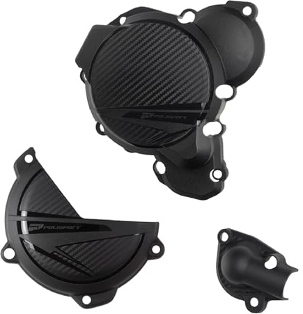 POLISPORT 91375 Motorrad-Motorschutz schwarz